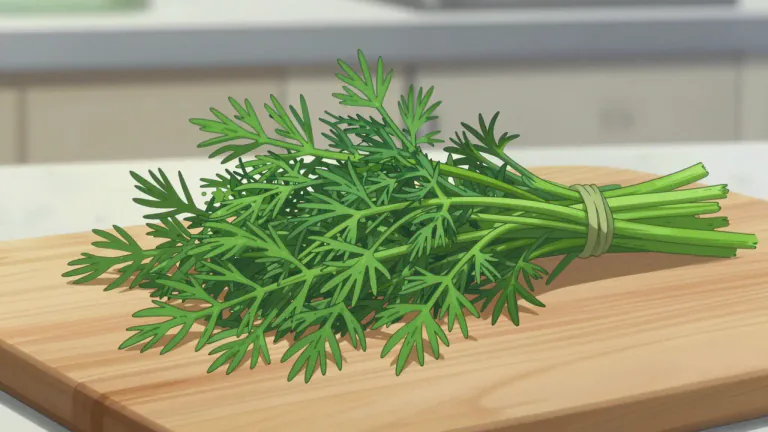 Visual representation of "dill" - A type of herb that is used in cooking.