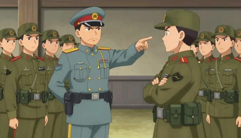 Visual representation of "insubordinate" - Not following orders or showing respect to authority.