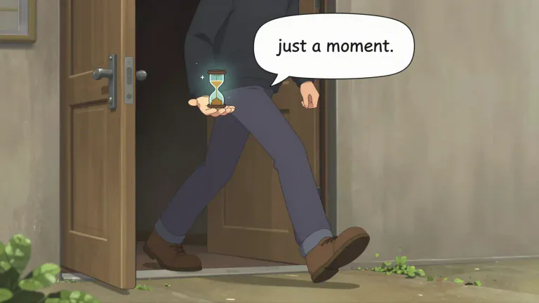 Visual representation of "moment" - A very short period of time.