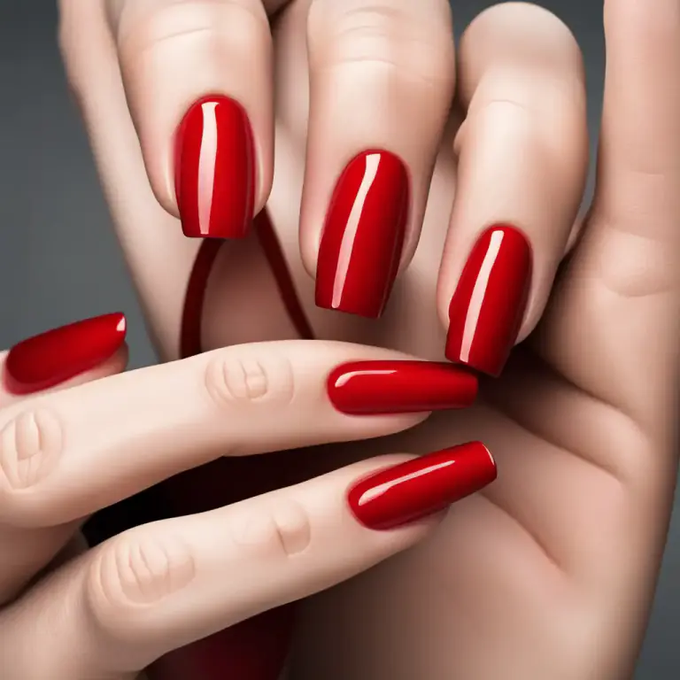 Visual representation of "nail" - The hard protective substance at the tips of fingers and toes.