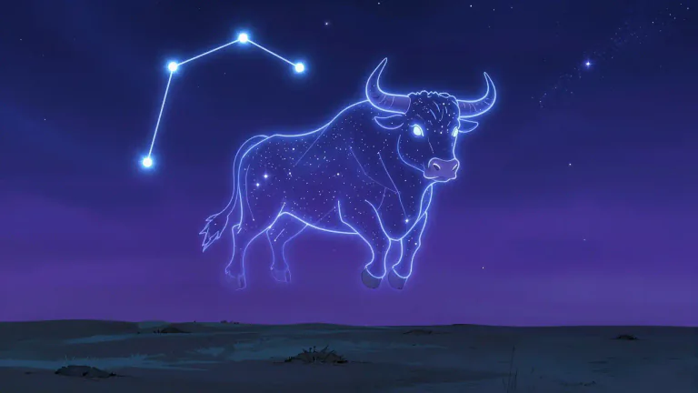 Visual representation of "taurus" - A constellation in the northern hemisphere represented as a bull