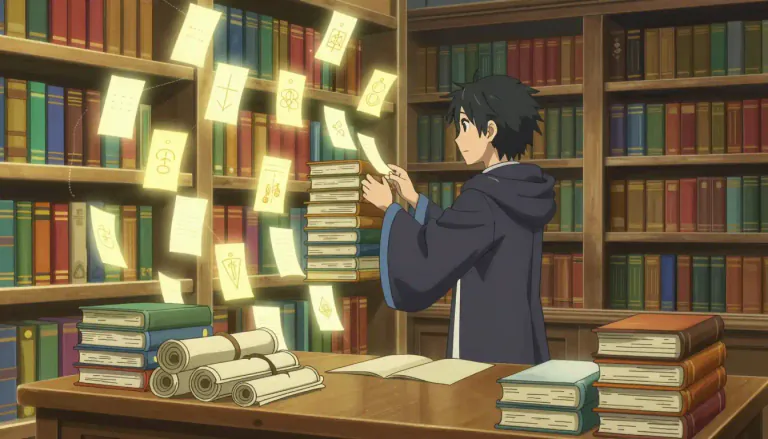 Visual representation of "bibliographic" - Concerned with the systematic cataloging of written works.