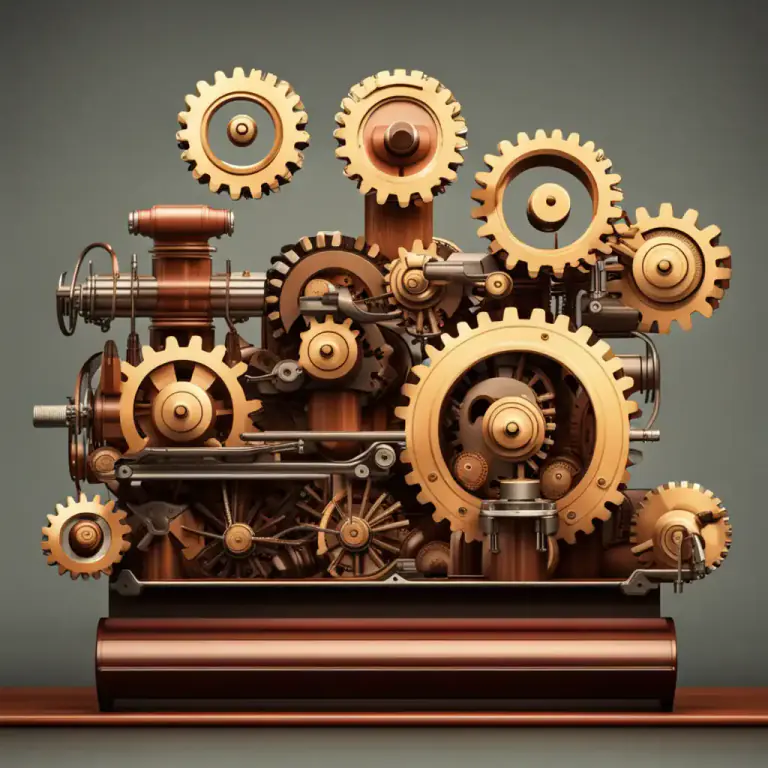 Visual representation of "be going great guns" - To function or perform at a high level of capacity.