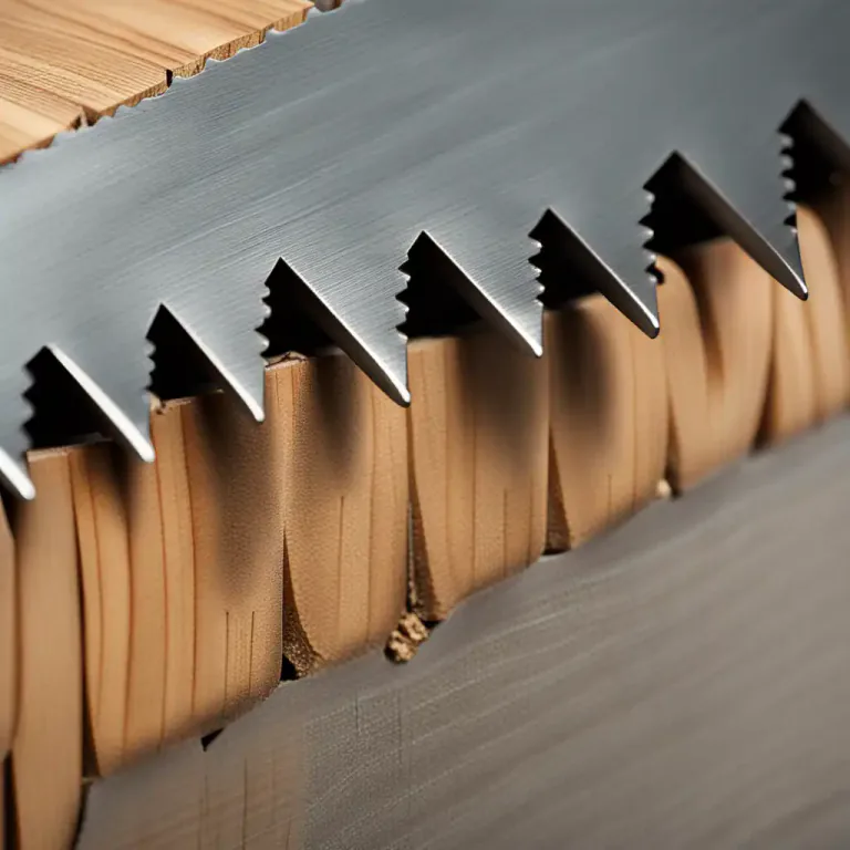 Visual representation of "tooth" - A projecting part on a tool or other instrument, particularly one of a series that function collectively, such as a saw, comb, or gear.