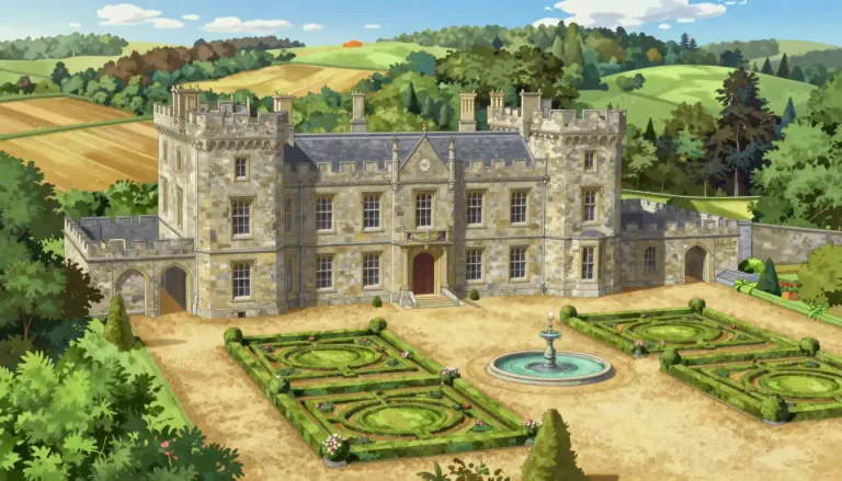 Visual representation of "manorial" - relating to a manor or manors