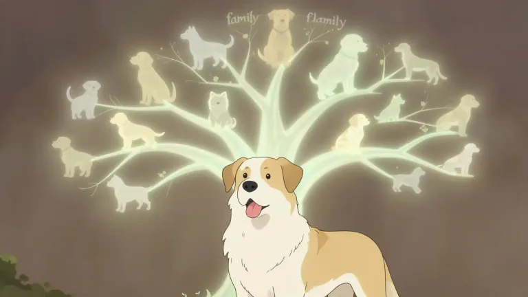 Visual representation of "bloodline" - The series of ancestors from whom a person or animal is descended