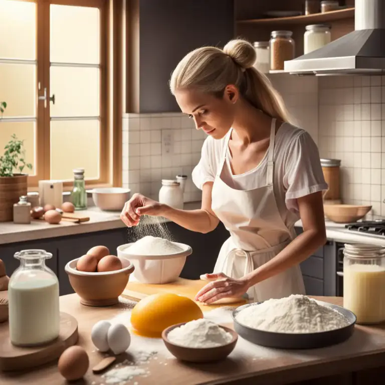 Visual representation of "from scratch" - Making something from basic ingredients or components, rather than using pre-made items