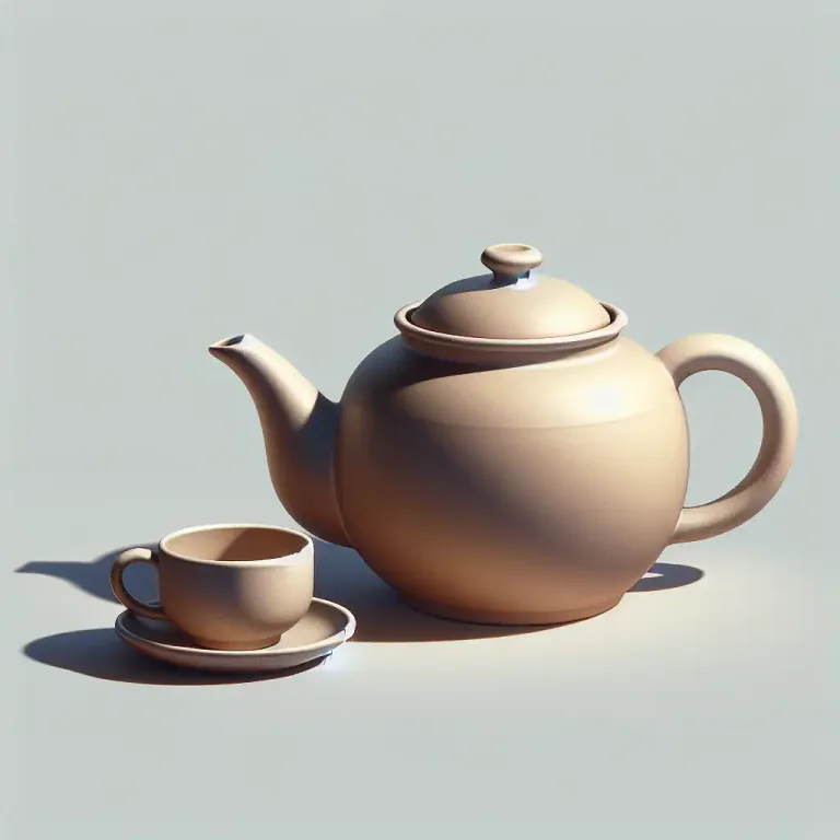 Visual representation of "a tempest in a teapot" - An unnecessary worry about a trivial matter.