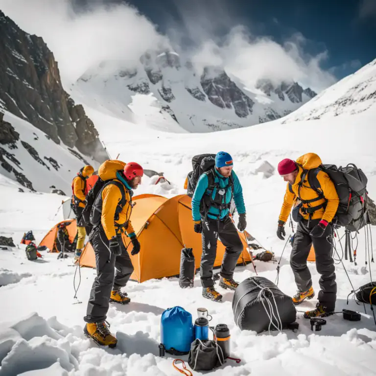 Visual representation of "acclimatize" - To prepare for a change in physical conditions, such as altitude.