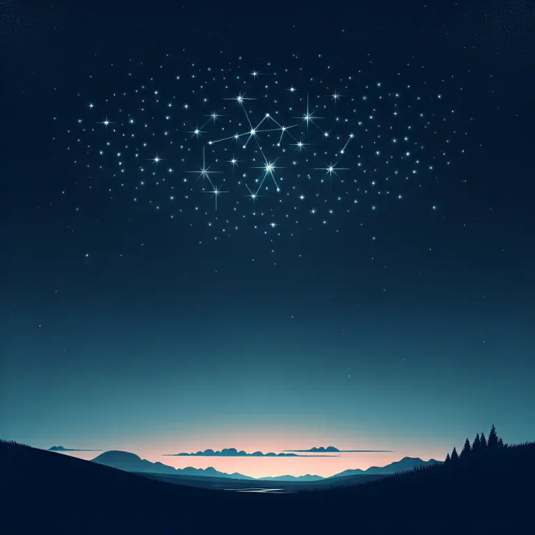 Visual representation of "virgo" - In astronomy, Virgo is a large constellation or group of stars, located in the southern hemisphere's sky.