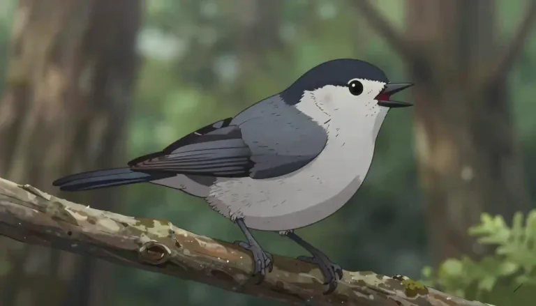 Visual representation of "catbird" - A type of bird that is generally grey or black and is native to North America.