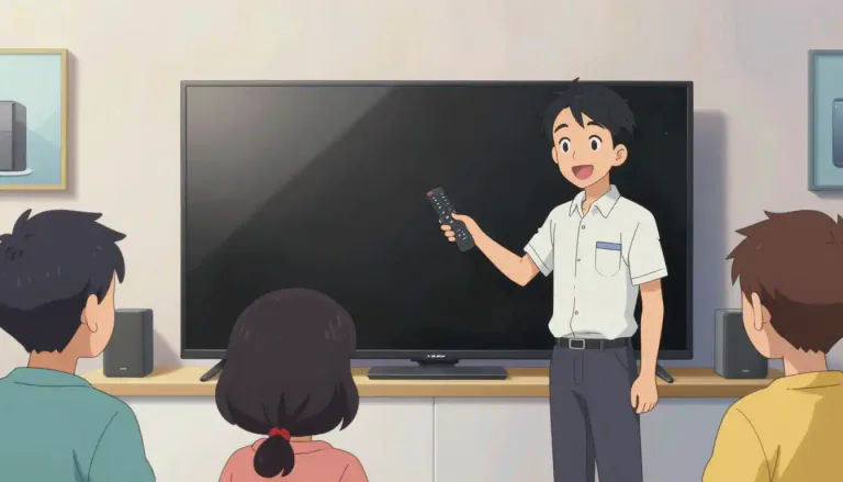 Visual representation of "demonstrator" - A person who shows how a product or device works