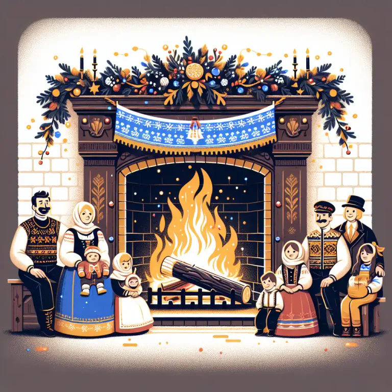 Visual representation of "yule" - A log burned in a fireplace as a Christmas tradition in some cultures.