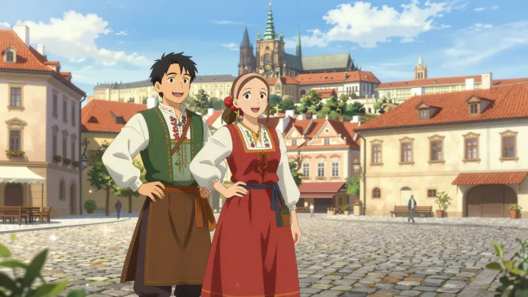 Visual representation of "czech" - A native or inhabitant of the Czech Republic.