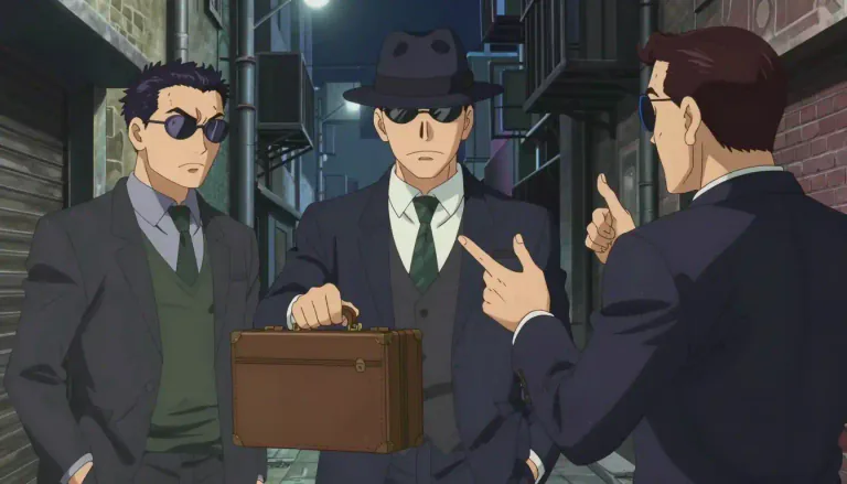 Visual representation of "mobster" - A member of a group of criminals, especially someone involved in organized crime activity.