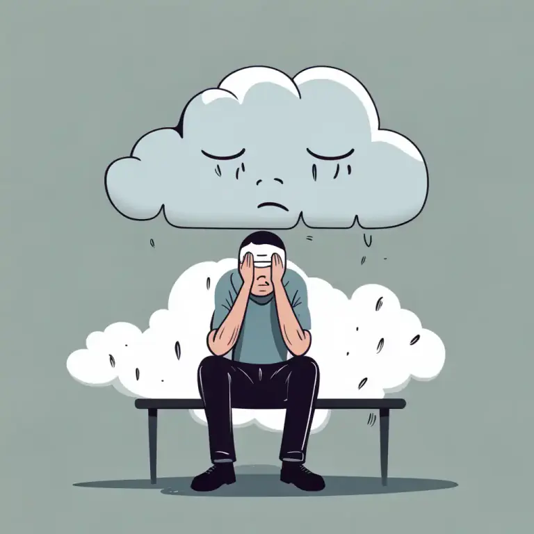 Visual representation of "worry at" - To continue to think about or to be annoying by something, same as gnaw at.