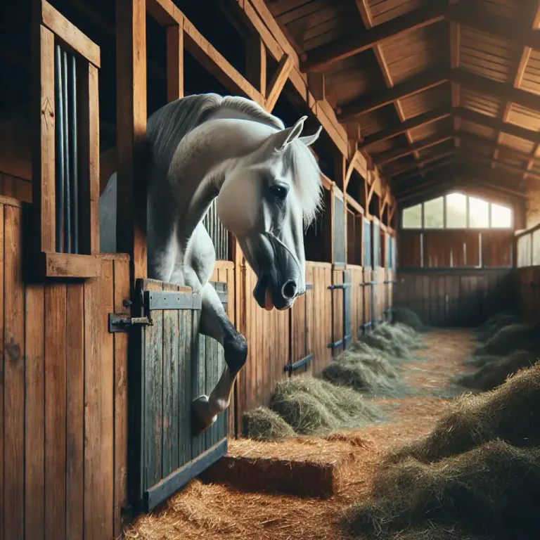 Visual representation of "whinny" - The sound that a horse makes