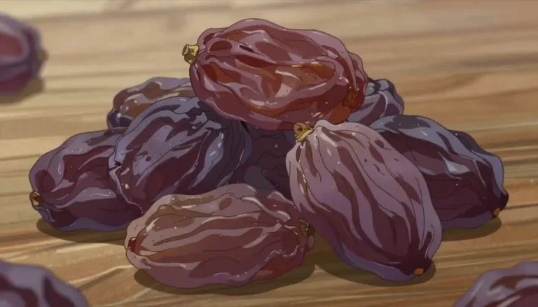 Visual representation of "raisin" - A dried grape.