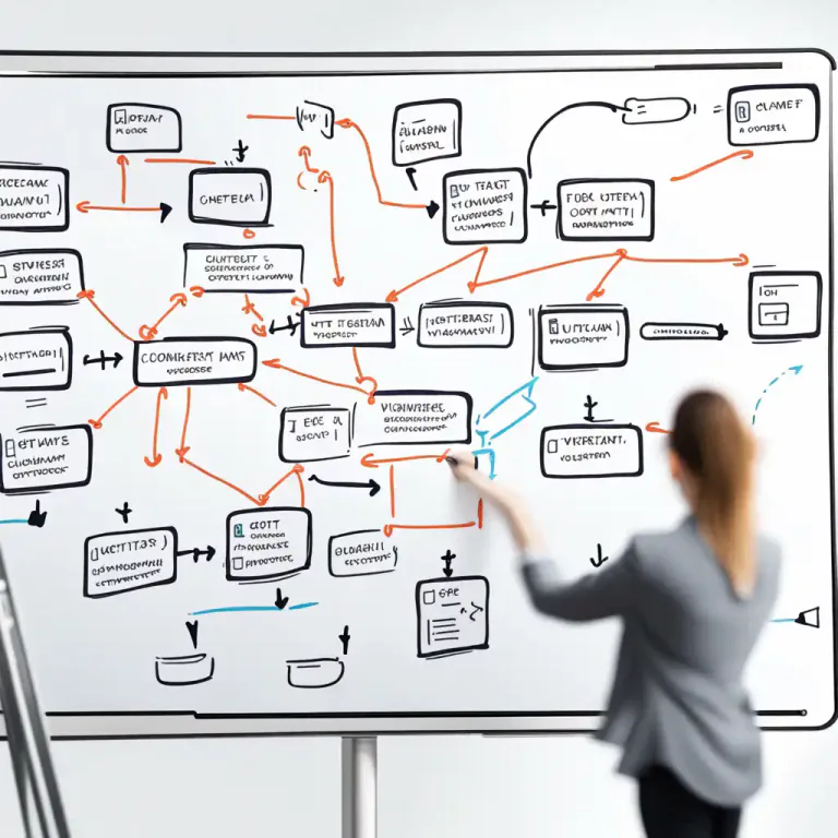 Visual representation of "organically" - In a way that is structured or systematic.
