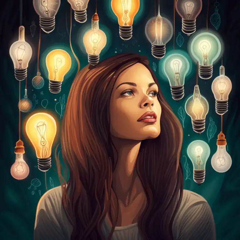 Visual representation of "fertility" - The ability to develop original and creative ideas