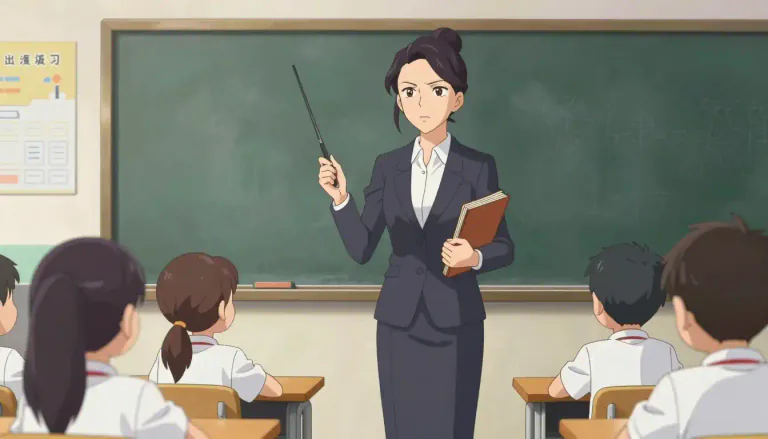 Visual representation of "schoolmistress" - A woman who is in charge of a school or teaches in school