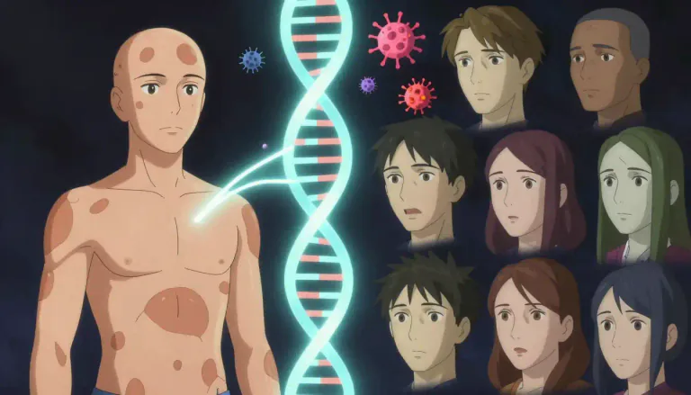 Visual representation of "pleiotropic" - referring to a gene that affects multiple traits or phenotypes in an organism.