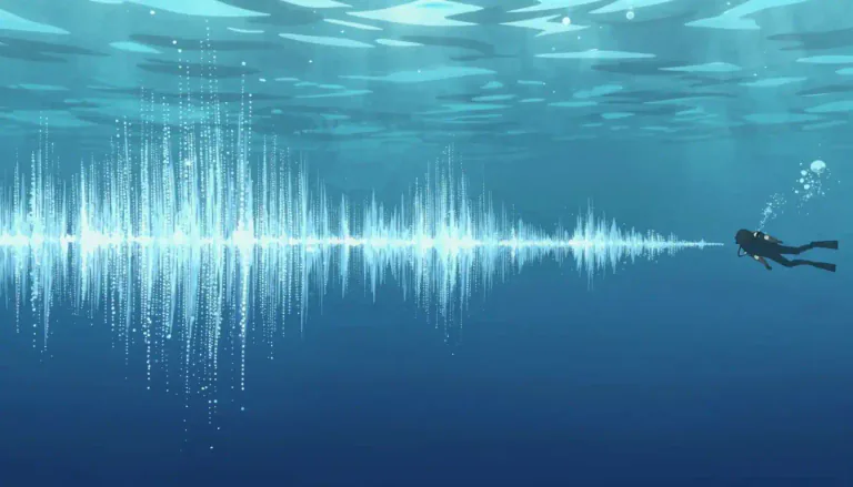 Visual representation of "soundwave" - In physics, a soundwave is defined as a longitudinal wave that results from the oscillation of particles within a medium.