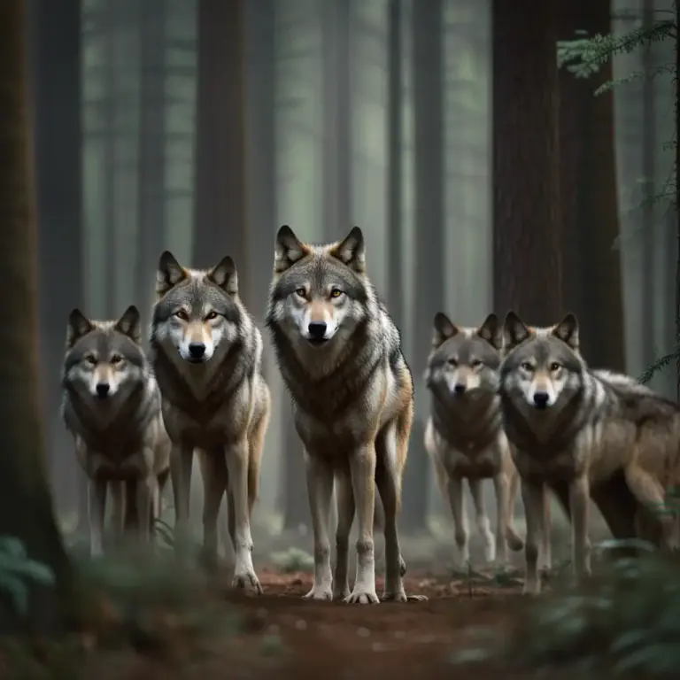 Visual representation of "alpha" - The leader or most dominant individual in a group.