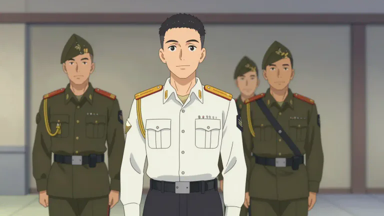 Visual representation of "sergeant" - A rank in the army, just above corporal and below lieutenant.