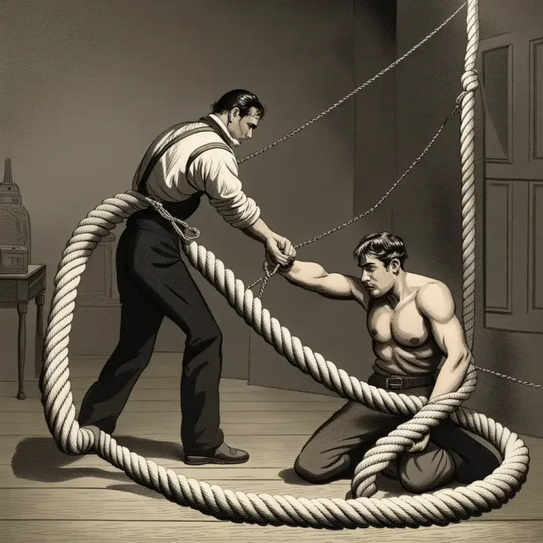 Visual representation of "truss" - To bind or fasten tightly.