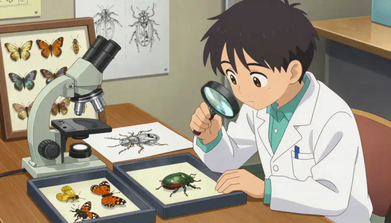 Visual representation of "entomology" - The study of insects
