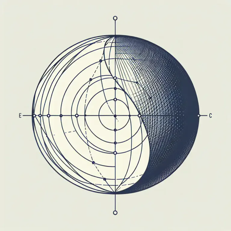 Visual representation of "eccentricity" - In mathematics and physics, a measure of how much a conic (like a circle or ellipse) differs from being circular