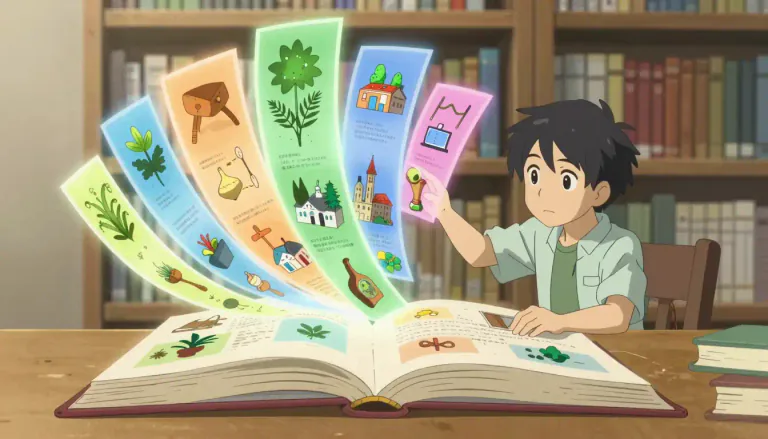 Visual representation of "compendium" - A collection of detailed information about a particular subject