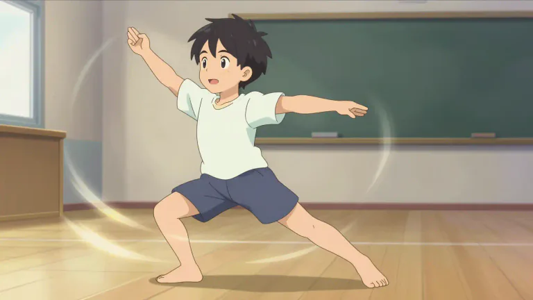 Visual representation of "kinesthetic" - Relating to the awareness of the position and movement of the parts of the body.