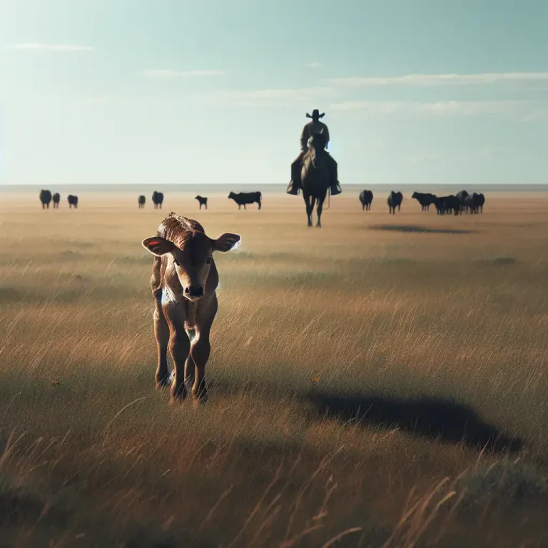 Visual representation of "maverick" - An unbranded calf or yearling