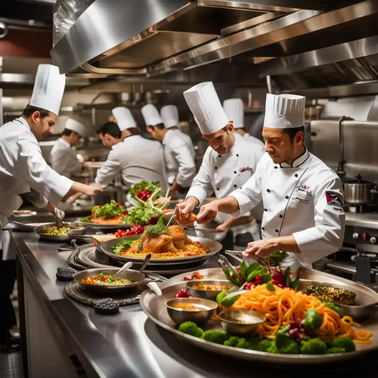 Visual representation of "gourmet" - Relating to or preparing high quality, special or exotic food