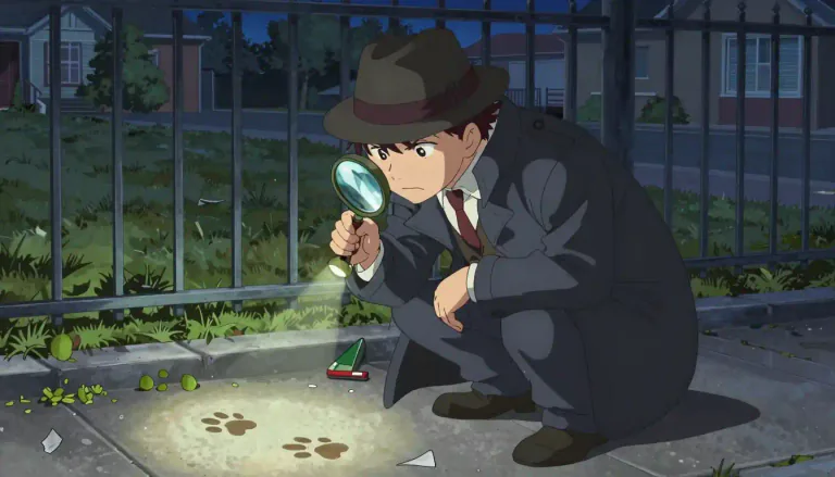 Visual representation of "gumshoe" - A term often used to refer to someone who investigates or snoops around.