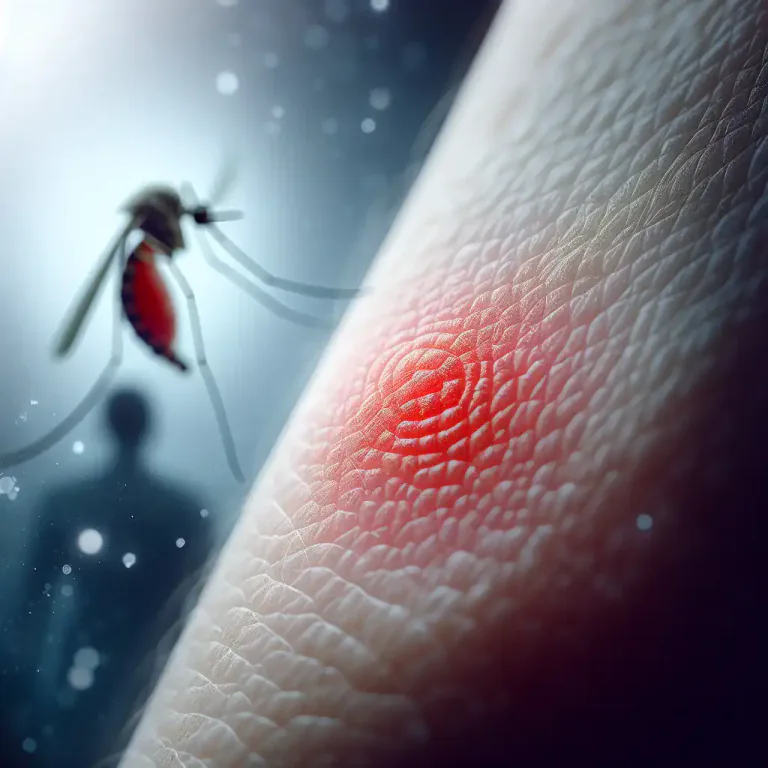 Visual representation of "bite" - A painful or itchy mark left on your skin by an insect or animal