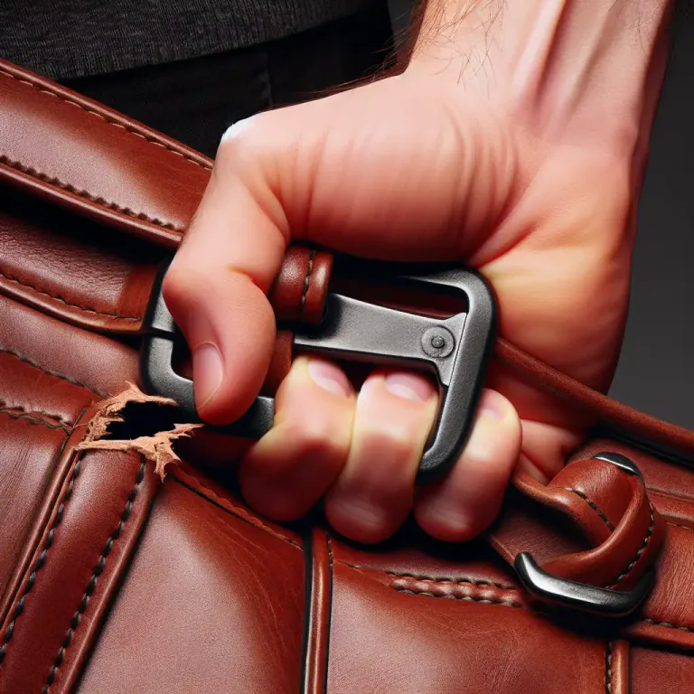 Visual representation of "handle" - A part of something that you use to hold it.