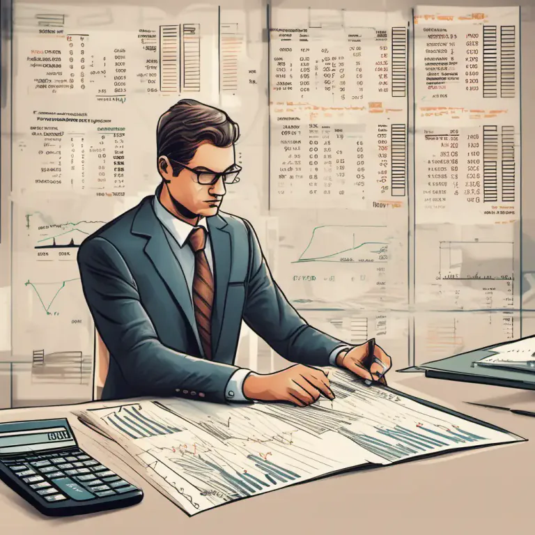 Visual representation of "cook the books" - To change or hide financial facts in a company's accounting records to show fake profits