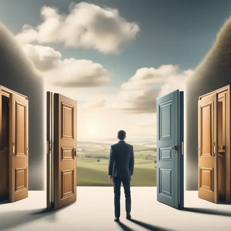 Visual representation of "with an eye for/on/to the main chance" - Having a sharp eye for opportunities that can benefit oneself