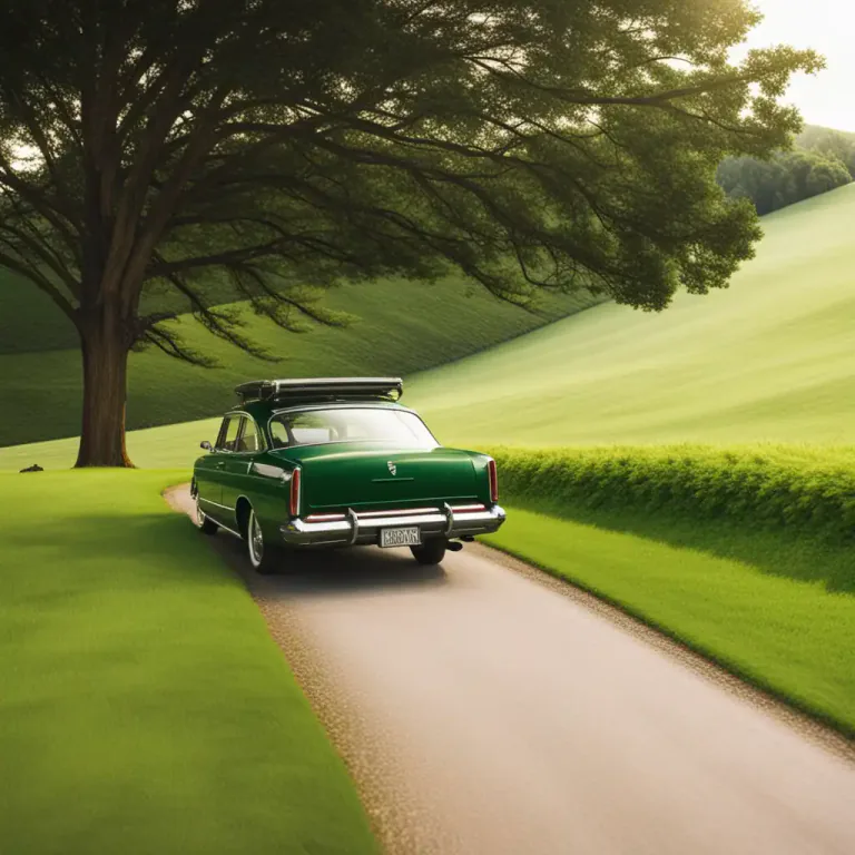 Visual representation of "verge" - A grassy edge alongside a road