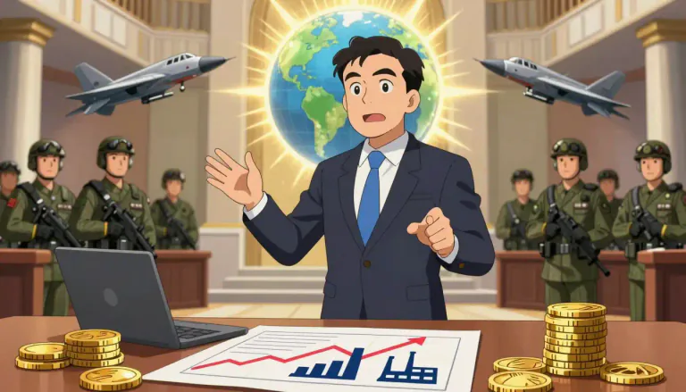 Visual representation of "neoconservative" - A supporter of political conservatism, especially in the United States, characterized by a strong belief in free-market capitalism, a strong military presence, and a push for American democratic values around the globe.