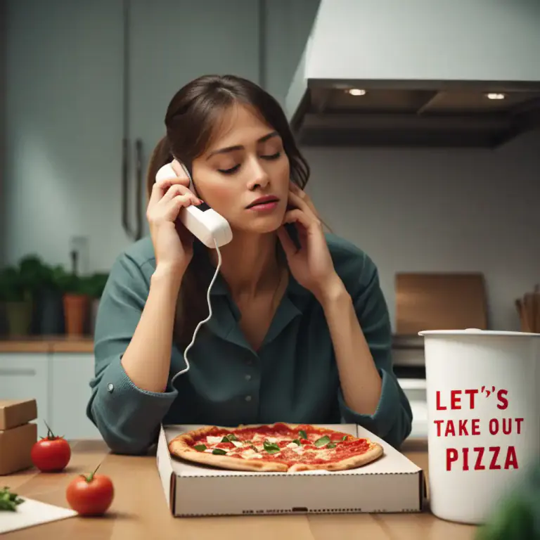 Visual representation of "take out" - To buy food or a meal from a restaurant to eat it somewhere else