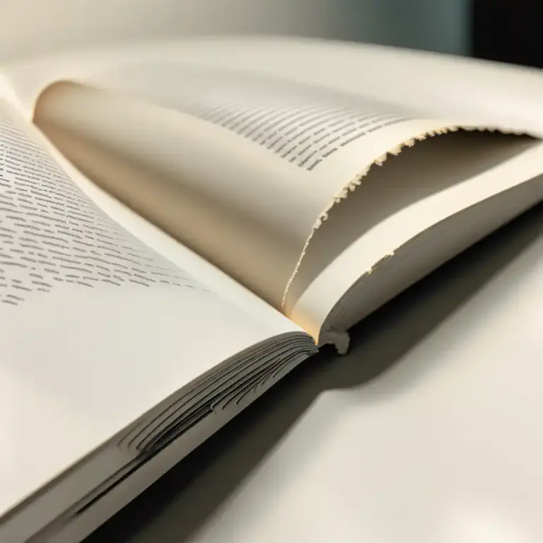 Visual representation of "gutter" - The white space formed by alignment of the margins on facing pages in a book