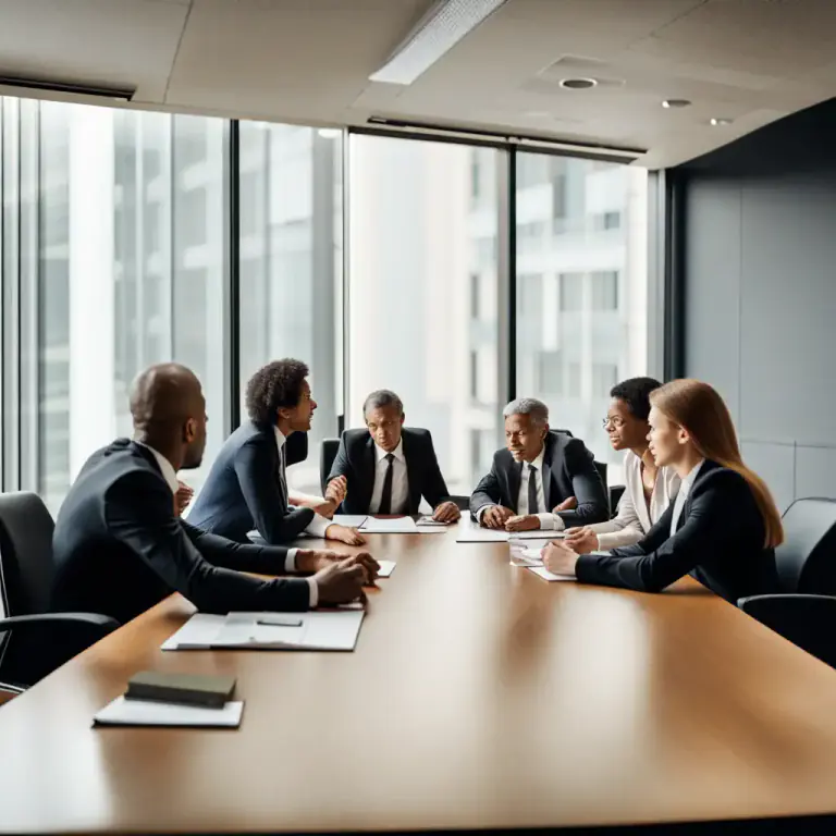 Visual representation of "above the line" - Something refers to workers who are managers or higher.
