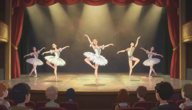 Visual representation of "divertissement" - A short entertainment or performance, typically in a theatrical context.