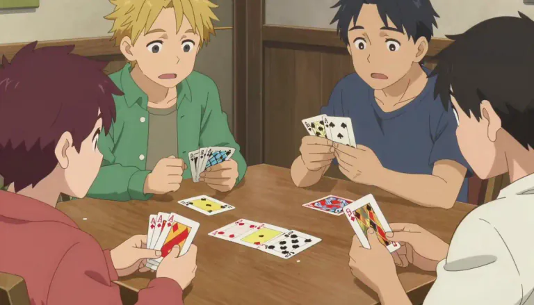 Visual representation of "euchre" - Euchre is a card game played with four players in two partnerships using a deck of 24 to 32 cards. Players aim to win the most tricks with the highest cards.