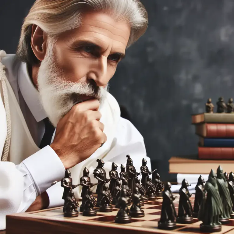 Visual representation of "sagacious" - Showing good foresight and wisdom