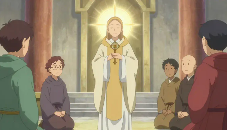 Visual representation of "cleric" - A religious leader in a certain religion.